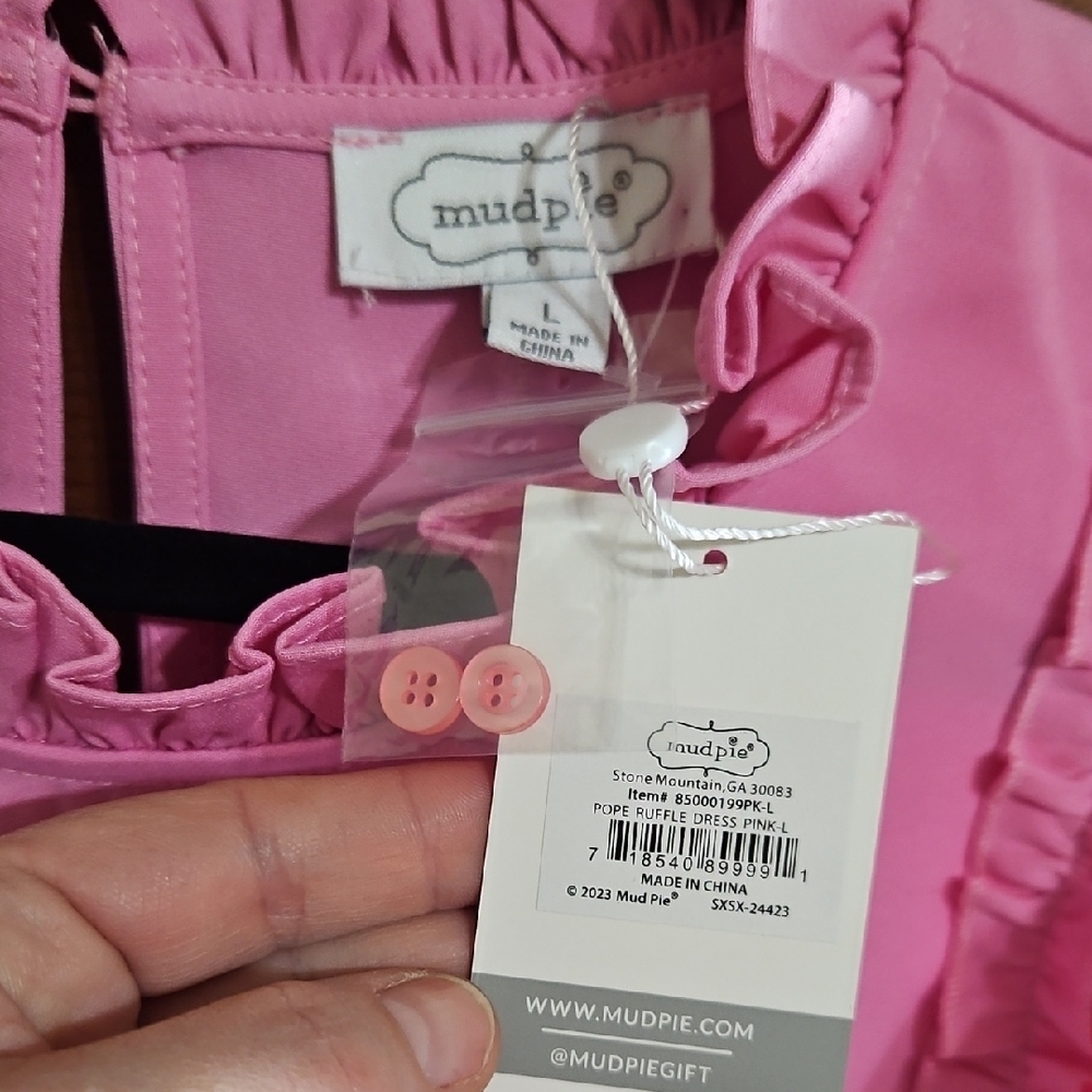 Pink Ruffle Dress - Picture 4 of 8